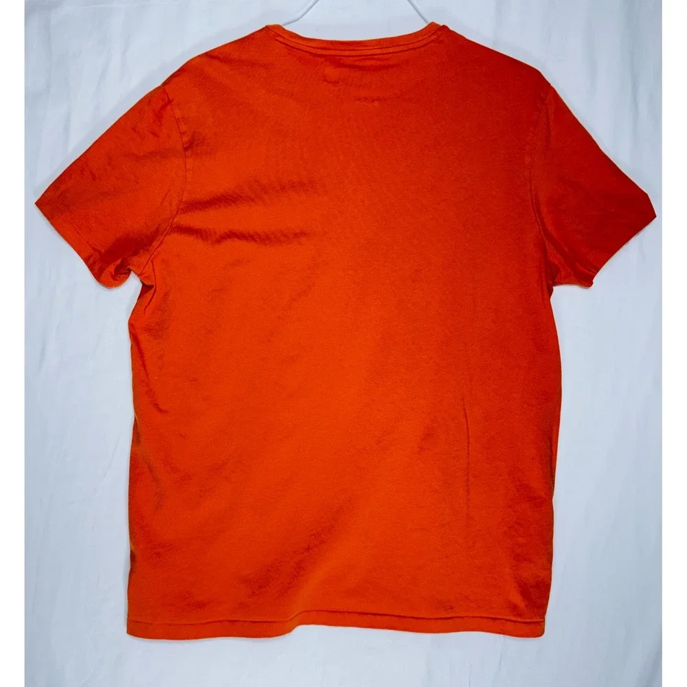 Polo Ralph Lauren Men Orange Short Sleeve Crew Neck T Shirt‎ Tee Size XL